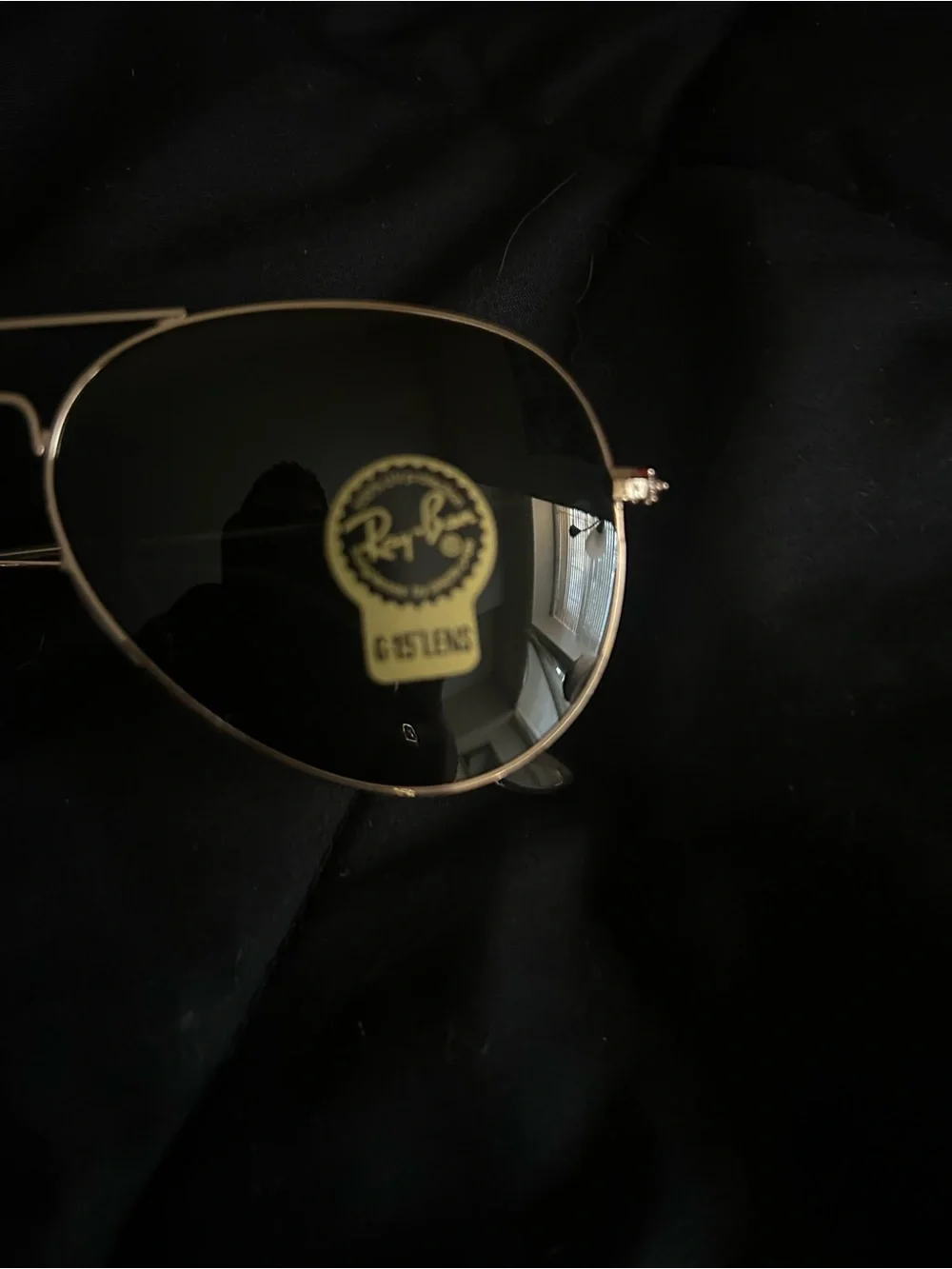 Ray-Ban Aviator Pilot 🧑‍✈️ Sunglasses - RB3025 Gold Frame with Black Lenses